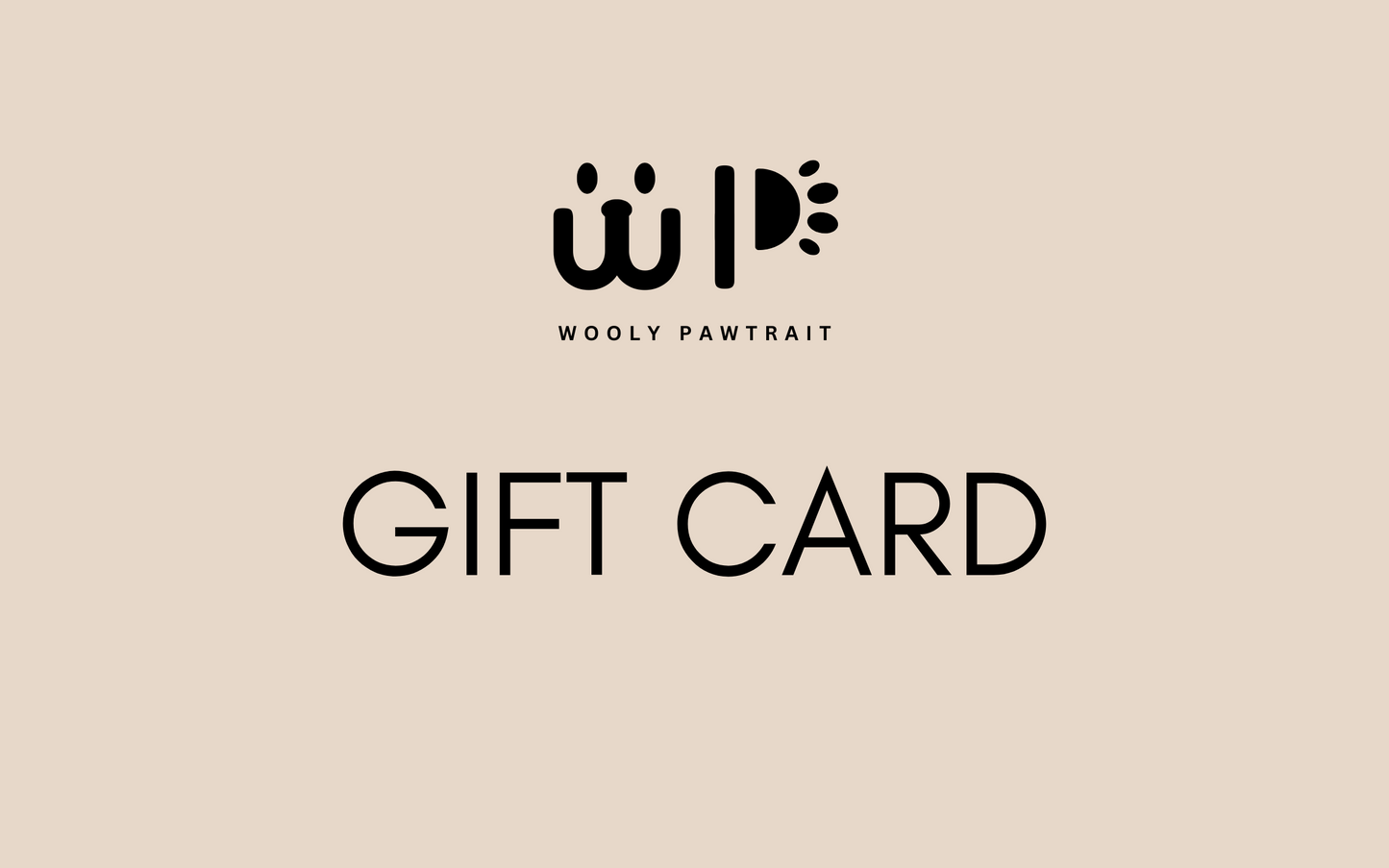 Wooly Pawtrait Gift Card