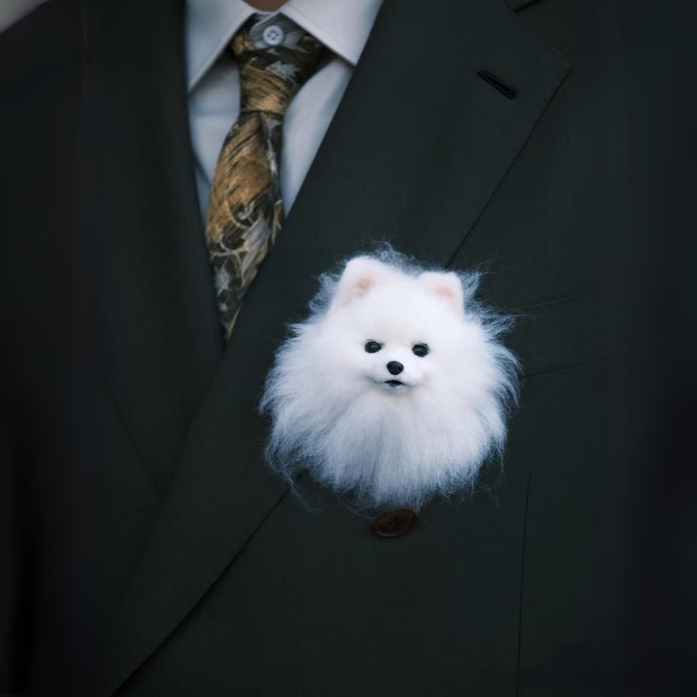 Custom Wool Felted Dog Ornaments